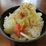 素敵な朝に！たらこごはん